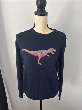 Sugarhill Brighton sparkly dinosaur sweater size US, UK12